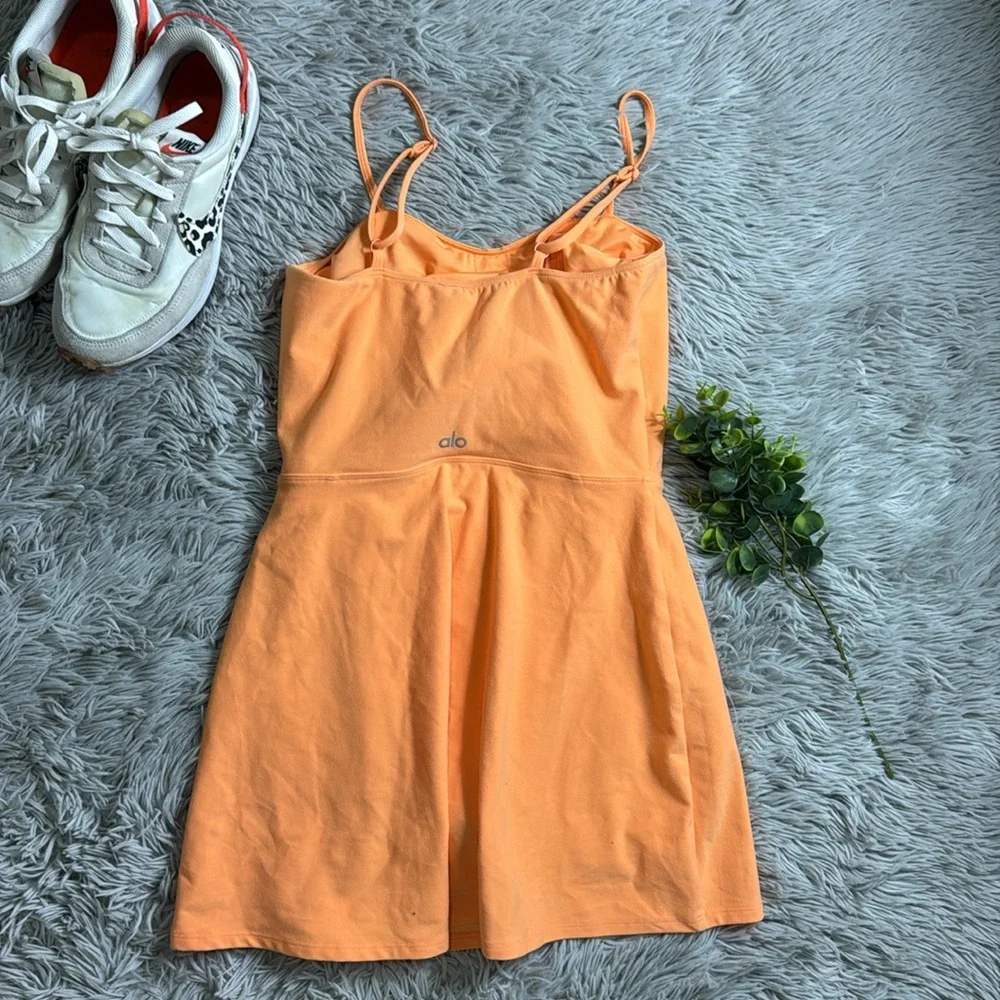 ALO Yoga Orange Dress - Picture 3 of 9